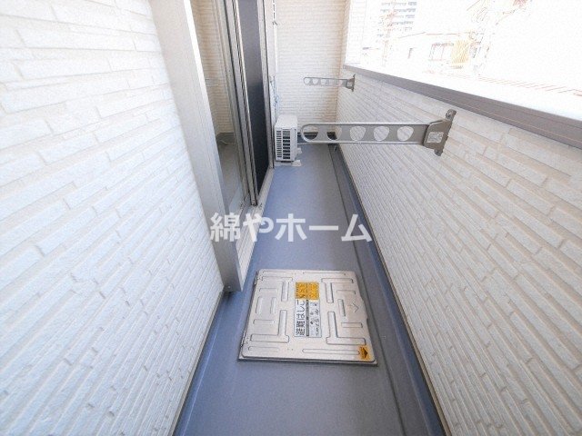 バルコニー　落ち着いた時間を過ごせるバルコニーです