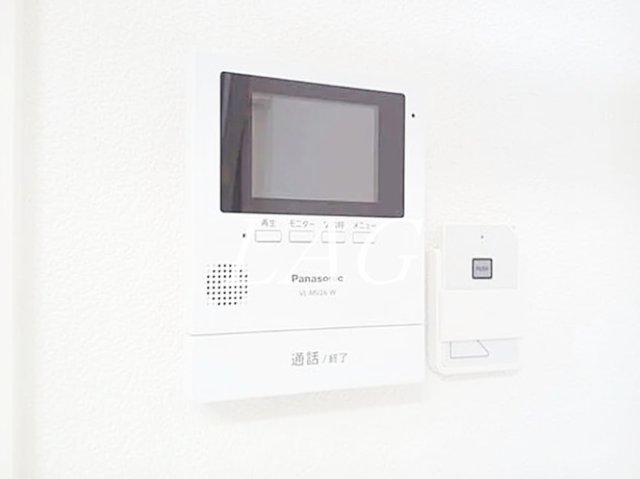 セキュリティ　モニター付きインターフォンです。