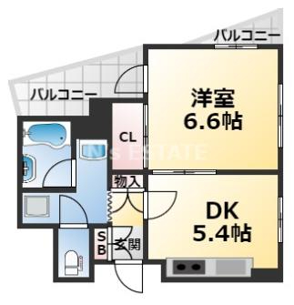 すずかけ2号館の間取り写真