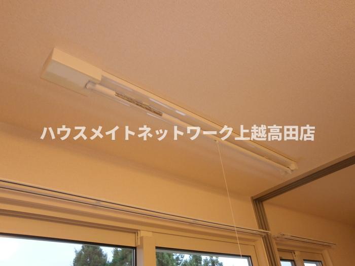 眺望　室内物干し