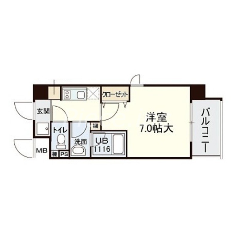 新大阪南グランドマンションの間取り写真