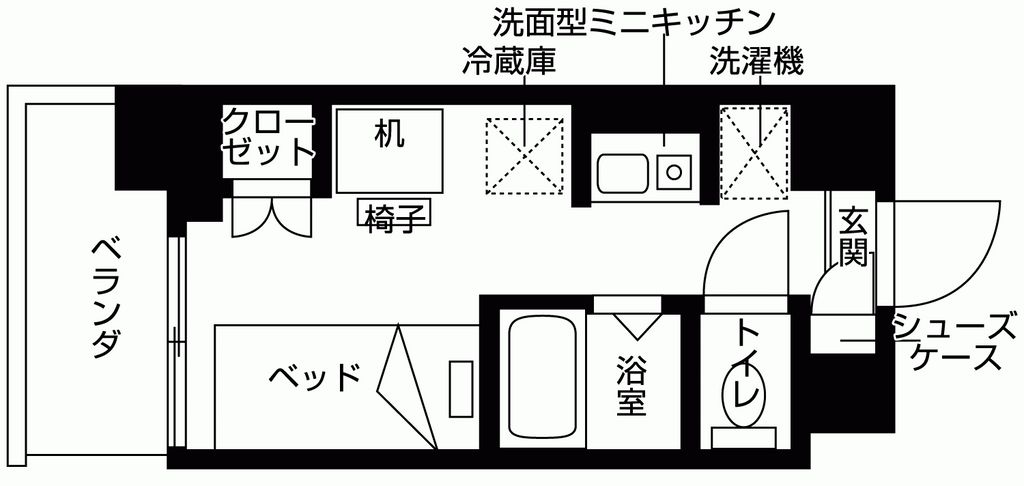 バウスクロス板橋加賀の間取り写真