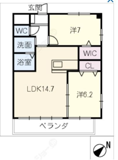 オアシスの間取り写真