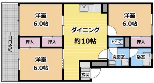 志免ビルBの間取り写真