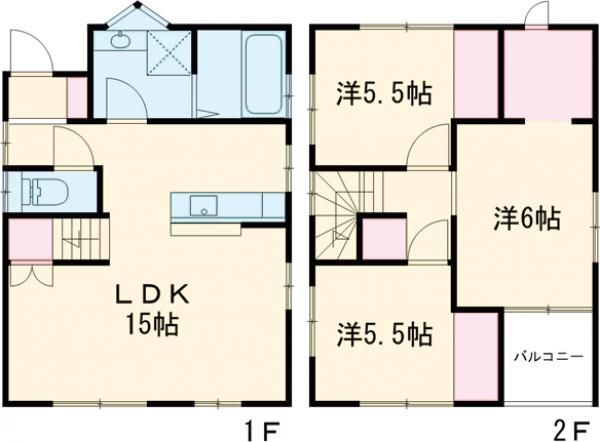 クレアンジュ A棟の間取り写真