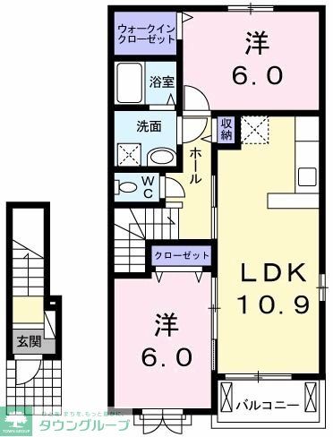 サファイアAの間取り写真