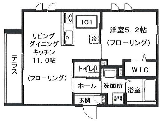 メゾンブラッシュ代々木上原IIの間取り写真