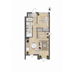 間取り図　※間取り図内の家具・調度品等…