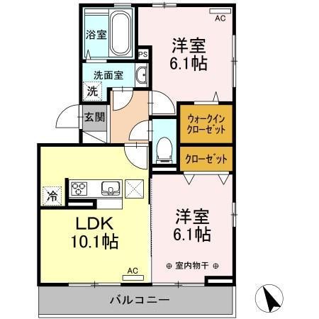エテルナ花楯の間取り写真