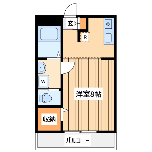 スカイマンションの間取り写真