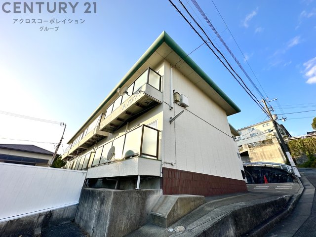 建物外観　モニター付きインターホンで安心です♪