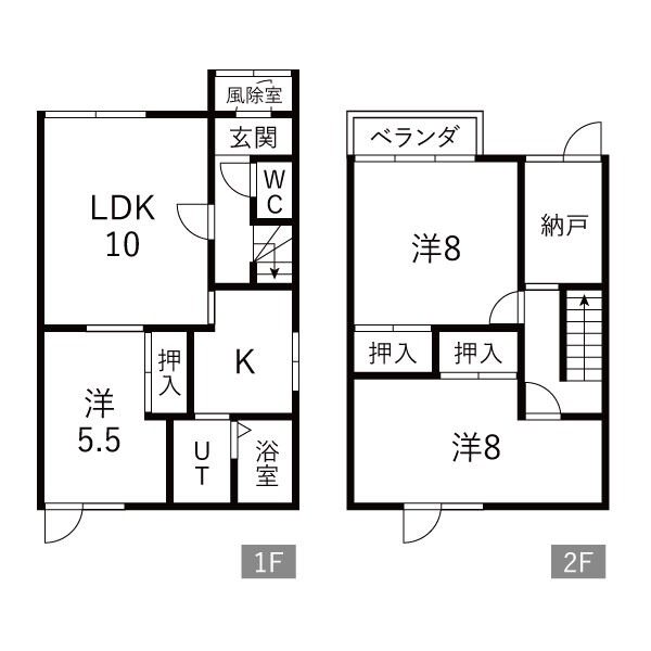 北43条東16 戸建ての間取り写真