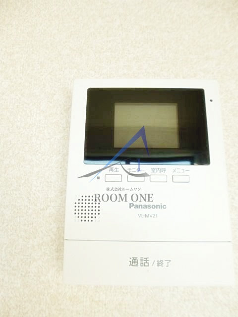 セキュリティ　モニター付きインターホンです。