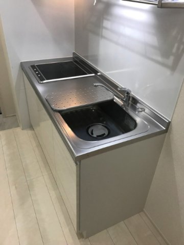 キッチン　2口IHコンロ付きのシステムキッチン！