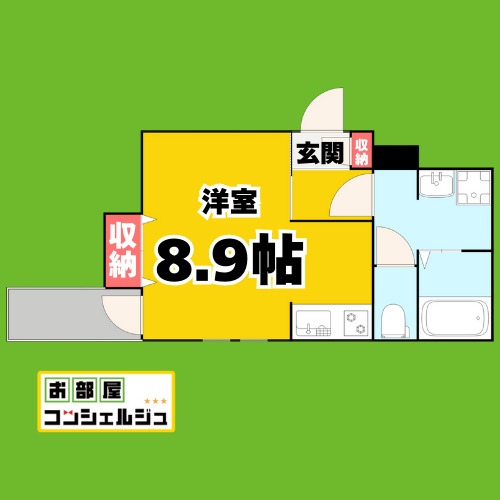 SQUARE中村区役所の間取り写真