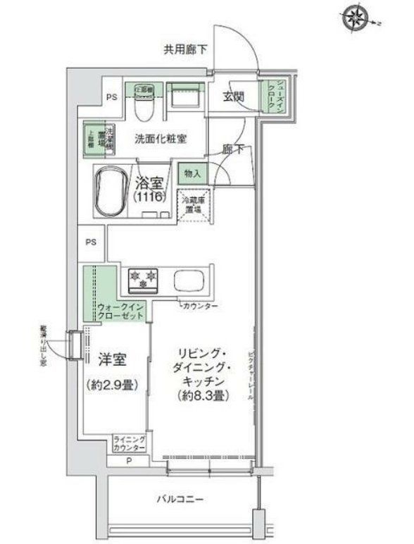 スタイリオ三軒茶屋の間取り写真