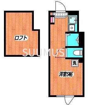 ＪＲ中央線 大久保駅 徒歩7分 2階建 築6年の間取り写真