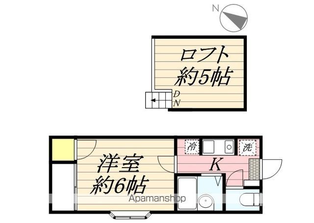 ＪＲ鹿児島本線 吉塚駅 徒歩4分 2階建 築22年の間取り写真