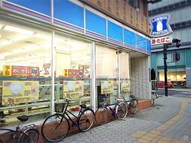 コンビニ　ローソン谷町二丁目店（コンビニ）まで182m