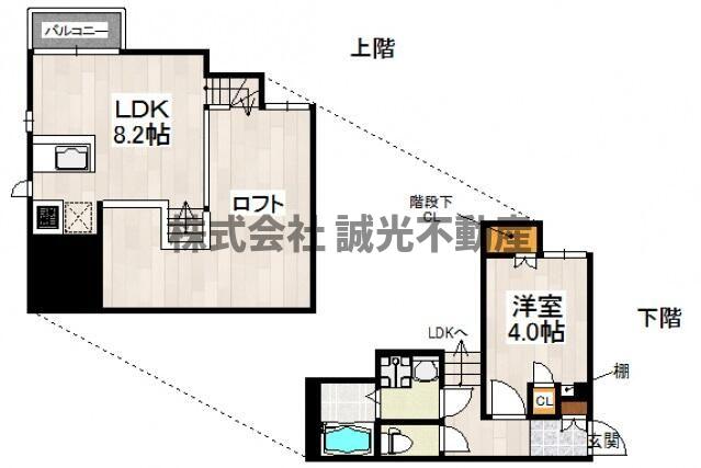 西鉄天神大牟田線 雑餉隈駅 徒歩5分 2階建 築13年の間取り写真