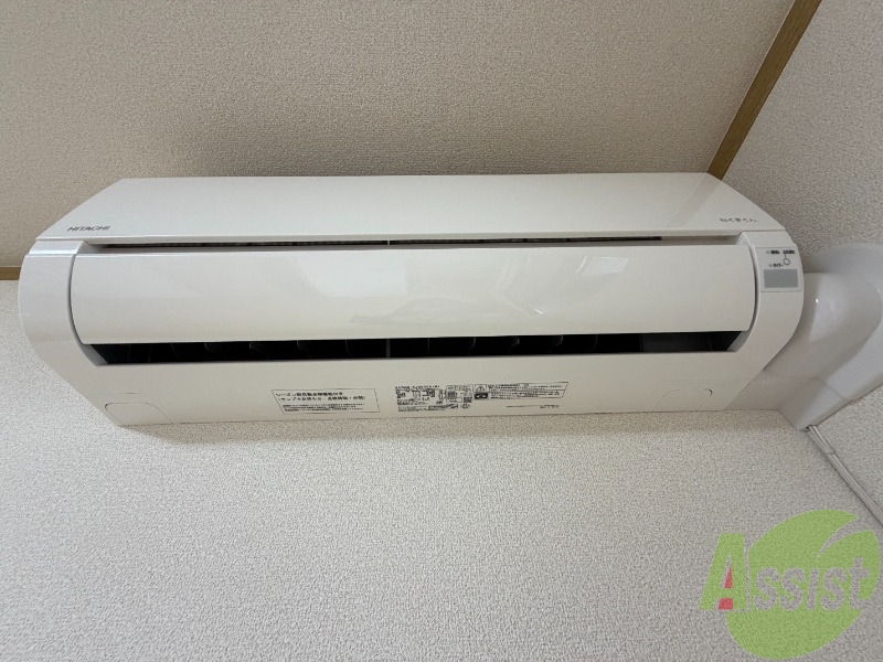 その他設備　こちらのお部屋はエアコン付きになります。年中快適に過ごせます
