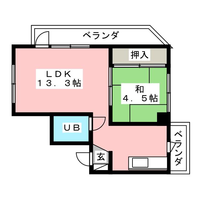 奈良マンションの間取り