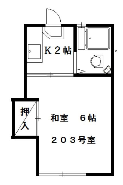 第一朋友ハイツの間取り