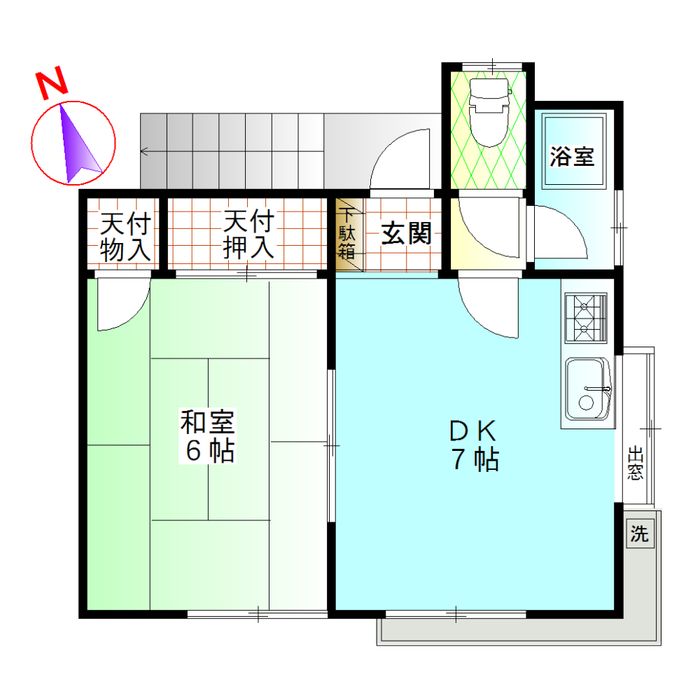 シャルムの間取り