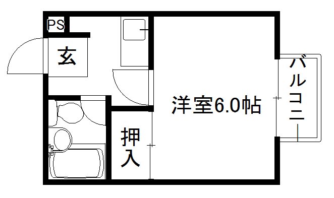 コスモハイツ上御霊の間取り