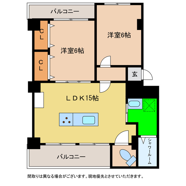 サニースクエア阿南の間取り