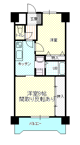 レジデンス八日町の間取り