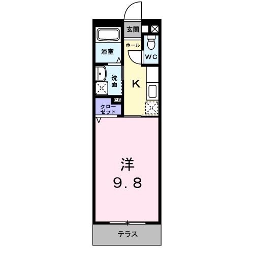 カーサエスト札の辻の間取り