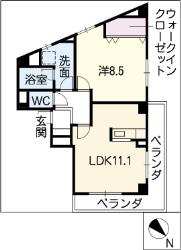 BAMGRASSの間取り