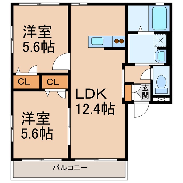 リッチンコートIIの間取り