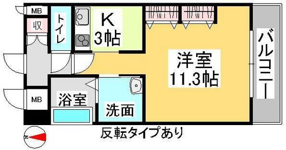 クレストシティ中井町の間取り