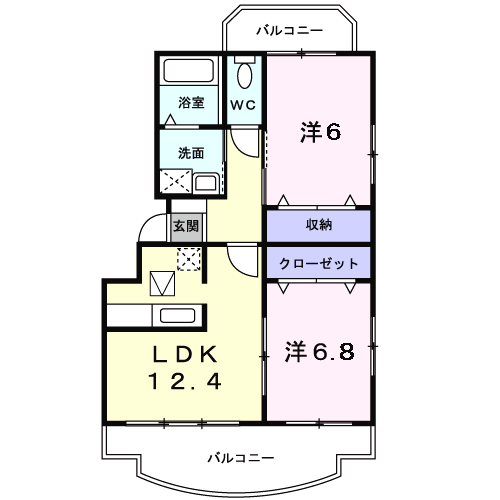 サン　グローヴの間取り