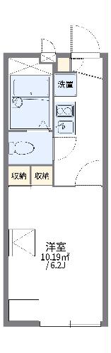 レオパレスプレミール八木の間取り