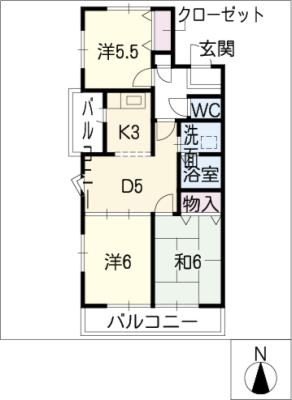 ブリリアント　アムールの間取り