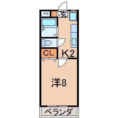 サンコーポ鳥谷野の間取り