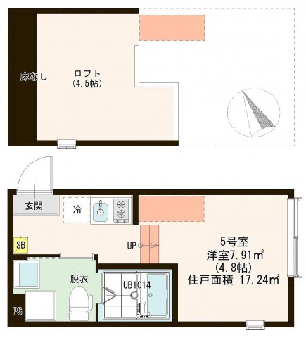 【ハーモニーテラス柳原VIの間取り】