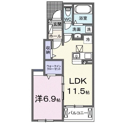 アンソレイユの間取り