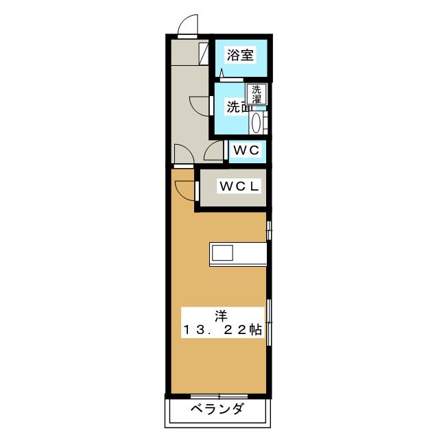 イーダッシュ梅屋町IIの間取り