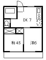 ハイツさ～ふ＆スノーAの間取り