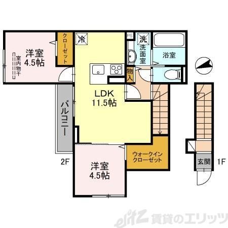 （仮）D-ROOM島本町桜井5丁目PJの間取り