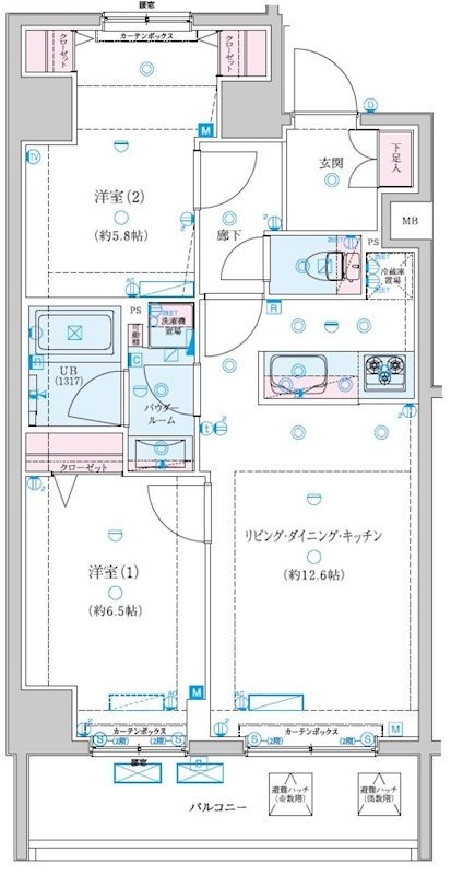 GENOVIA新子安の間取り