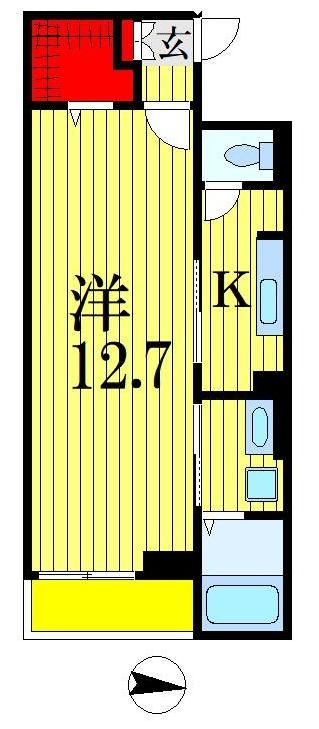 ヴィレッジゲート亥鼻の間取り