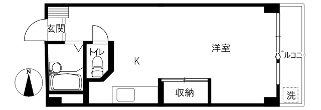 御荷川ビルの間取り