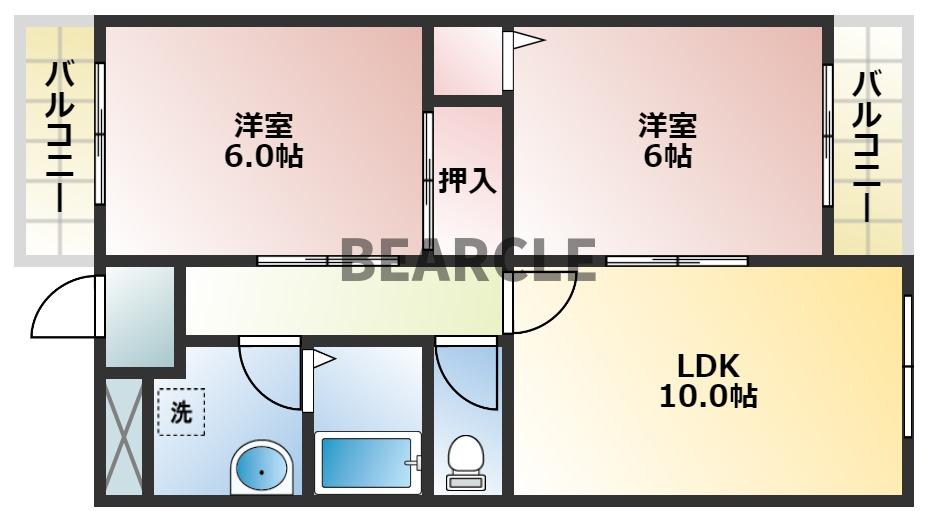 シェモア稲葉台の間取り