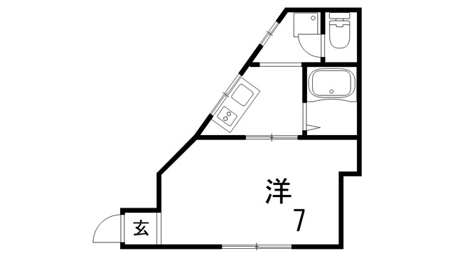 都由乃アパートの間取り