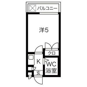 各務原市那加山後町のアパートの間取り